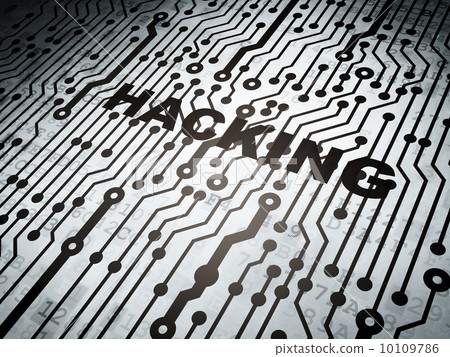 Safety concept: circuit board with Hacking 10109786