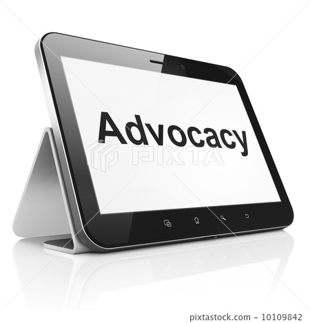 Law concept: Advocacy on tablet pc computer 10109842
