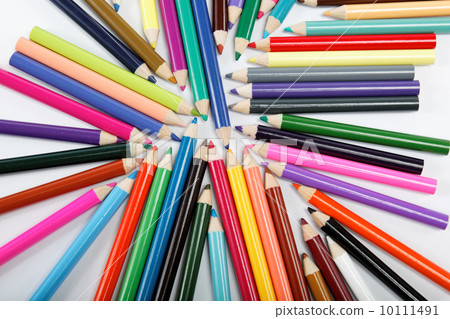 Color pencils isolated. 10111491