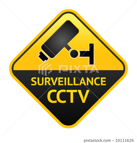 CCTV sign, video surveillance label CCTV sign, video surveillance label 10111626