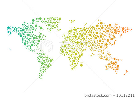 Abstract World connections map with circles, lines Abstract World connections map with circles, lines 10112211
