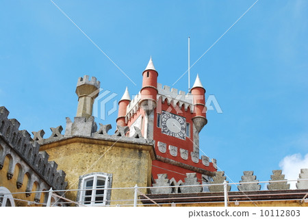 National Palace of Pena (clock tower) in Sintra, Portugal 10112803