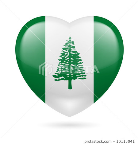 Heart icon of Norfolk Island Heart icon of Norfolk Island 10113041