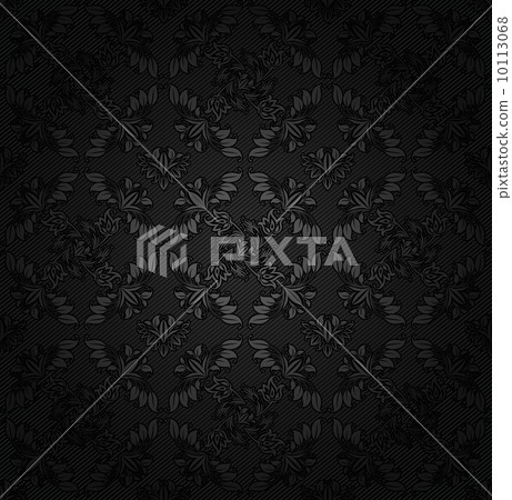 Corduroy texture dark background, ornamental fabric gray flowers Corduroy texture dark background, ornamental fabric gray flowers 10113068
