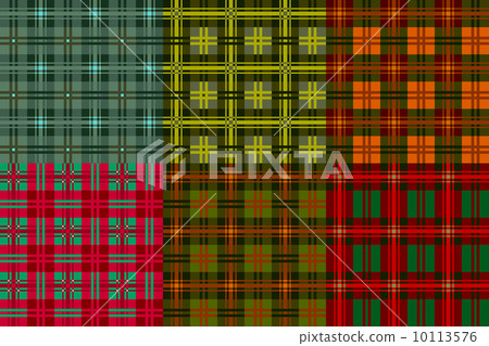 Set tartan, plaid patterns, wrapping paper Set tartan, plaid patterns, wrapping paper 10113576