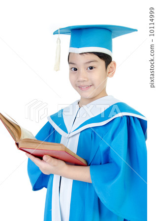 Asian Child with red book 10114999