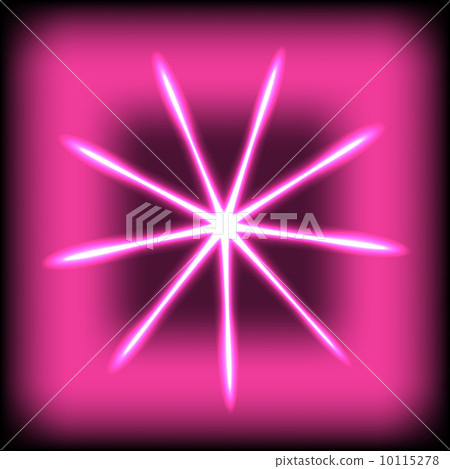 Abstract glow rays on square background. Vector 10115278