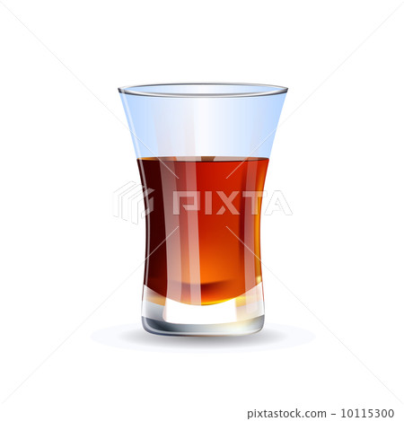Shot of whiskey isolated on white background 10115300