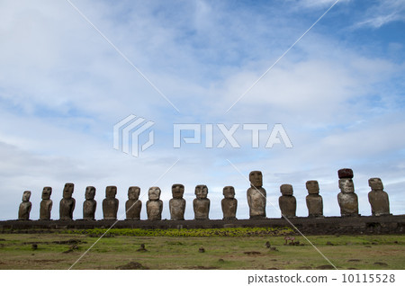 90210 Easter Island Moai statue 90210 Easter Island Moai statue 10115528