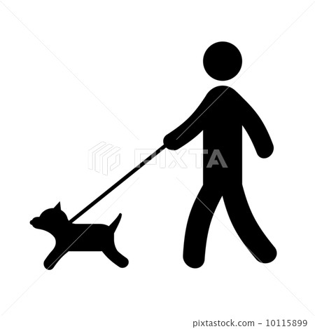 A person with a dog 10115899