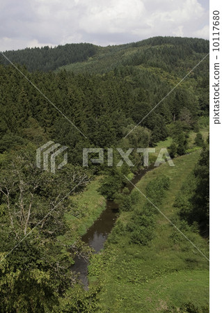 Lieser valley (Lieser trail near Manderscheid, Germany) 10117680
