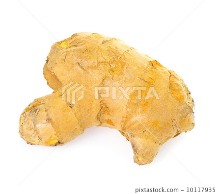 Ginger Root Isolated on White Background 10117935