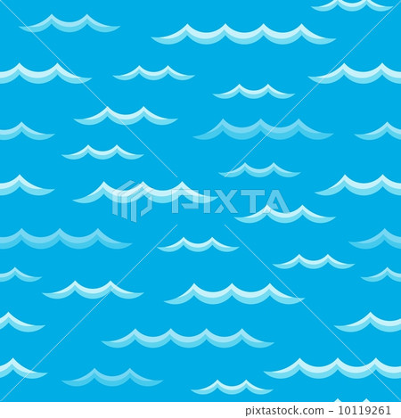 Waves theme seamless background 2 10119261