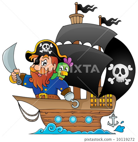 Ship with pirate 1 Ship with pirate 1 10119272