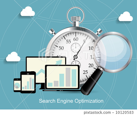 SEO - Search Engine Optimization Flat Icon Vector Illustration SEO - Search Engine Optimization Flat Icon Vector Illustration 10120583