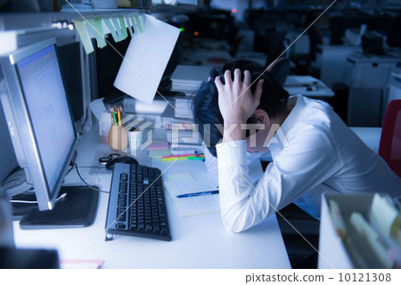 Worried businessman 10121308