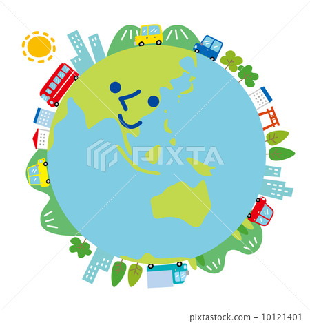 Earth and city Earth and city 10121401