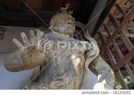 Shikoku Buddhist No. 67 Buddhist temple "Daego-ji" The image of the Nioen of Nibaemon (Shape) 10124201