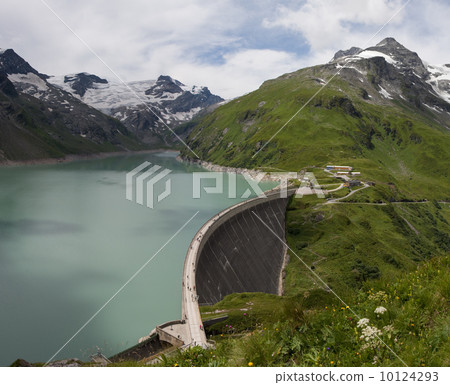 Artificial lake Mooserboden (Kaprun, Austria) Artificial lake Mooserboden (Kaprun, Austria) 10124293