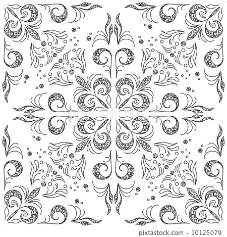 Abstract background, outline - Stock Illustration [10125079] - PIXTA