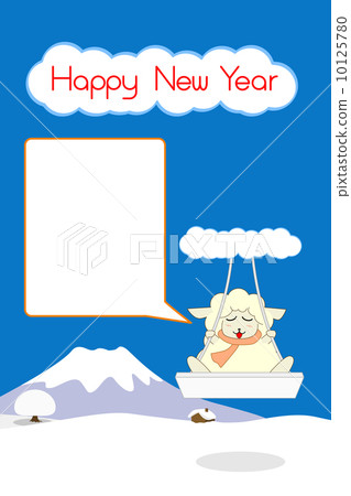 Sweep of winter sheep Sweep of winter sheep 10125780