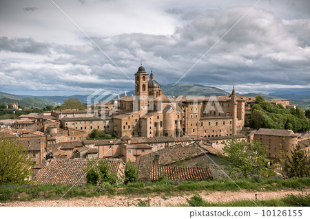 Old Urbino, Italy, Cityscape at Dull Day Old Urbino, Italy, Cityscape at Dull Day 10126155