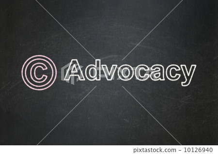 Law concept: Copyright and Advocacy on chalkboard background Law concept: Copyright and Advocacy on chalkboard background 10126940