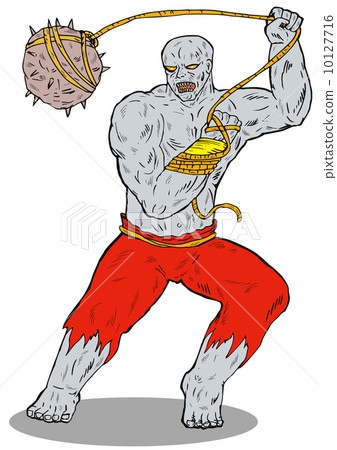 Villain Hulk Swinging Rock 10127716