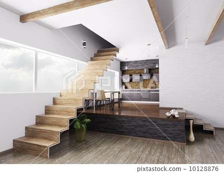 Interior of modern kitchen 10128876