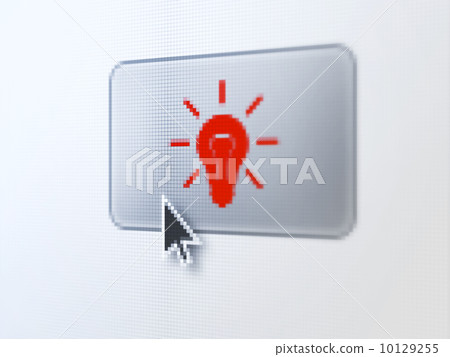 Finance concept: Light Bulb on digital button background Finance concept: Light Bulb on digital button background 10129255