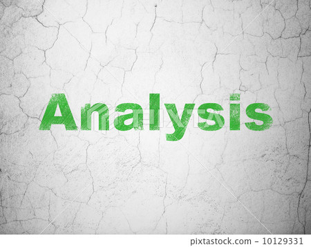 Advertising concept: Analysis on wall background 10129331
