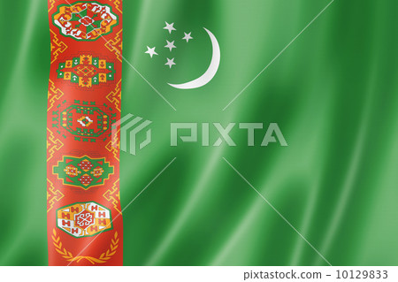 Turkmenistan flag 10129833