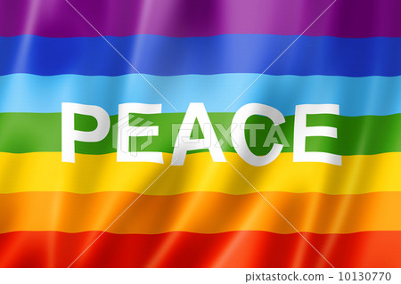 Rainbow peace flag Rainbow peace flag 10130770