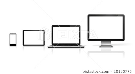 computer, laptop, mobile phone and digital tablet pc 10130775