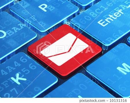 Business concept: Email on computer keyboard background Business concept: Email on computer keyboard background 10131316