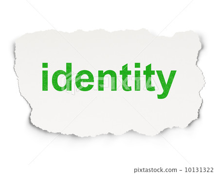 Security concept: Identity on Paper background 10131322