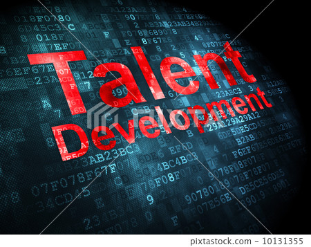 Education concept: Talent Development on digital background 10131355