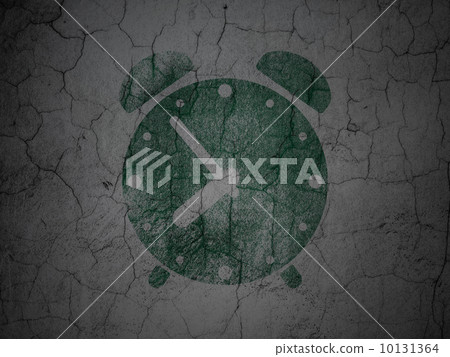 Timeline concept: Alarm Clock on grunge wall background Timeline concept: Alarm Clock on grunge wall background 10131364