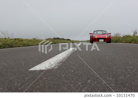 Red sports car Red sports car 10131470