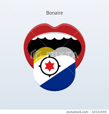 Bonaire language. Abstract human tongue. 10131939