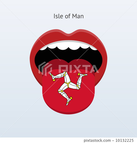 Isle of Man language. Abstract human tongue. 10132225