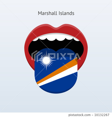 Marshall Islands language. Abstract human tongue. 10132267
