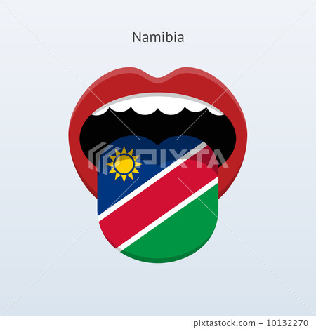 Namibia language. Abstract human tongue. 10132270