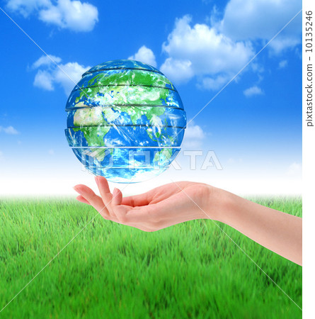地球乾淨的手上 10135246