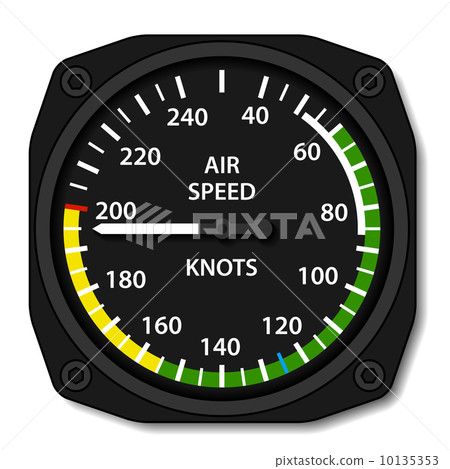 aviation aircraft airspeed indicator aviation aircraft airspeed indicator 10135353