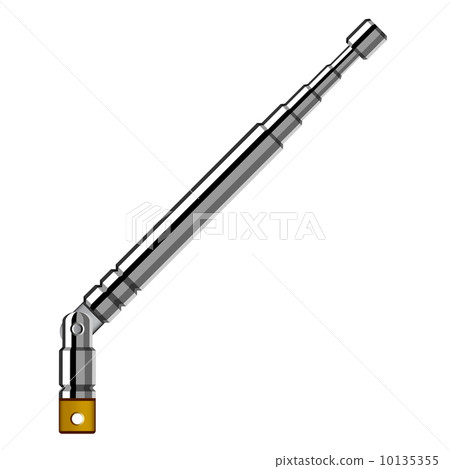 chrome telescopic antenna 10135355
