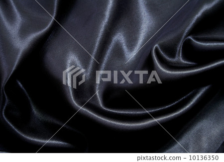 Smooth elegant black silk as background Smooth elegant black silk as background 10136350