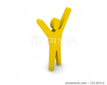 Winner. Leader. Successful. Concept 3D illustration. 10136513