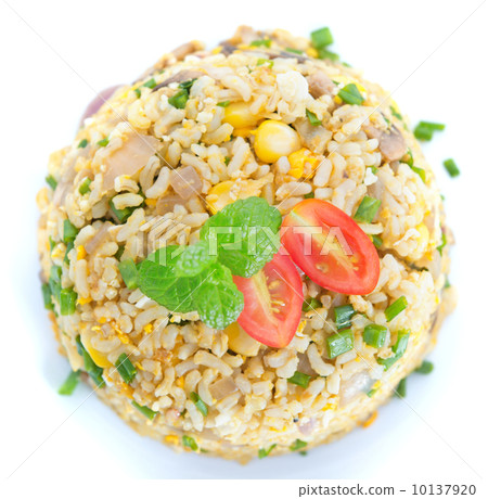 Chinese egg fried rice overview Chinese egg fried rice overview 10137920