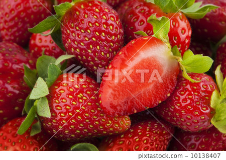 Strawberries background 10138407